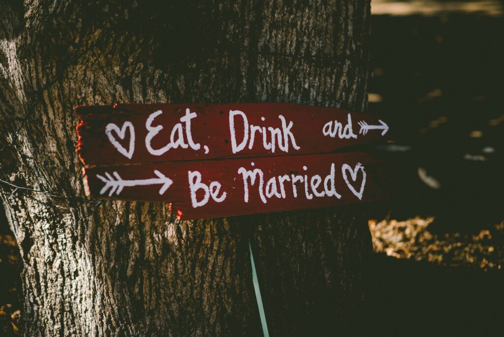 Wedding Planning and signs
